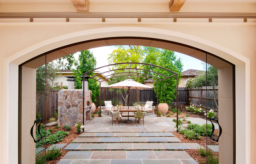 Completely Custom Glass Exterior Pocket Doors