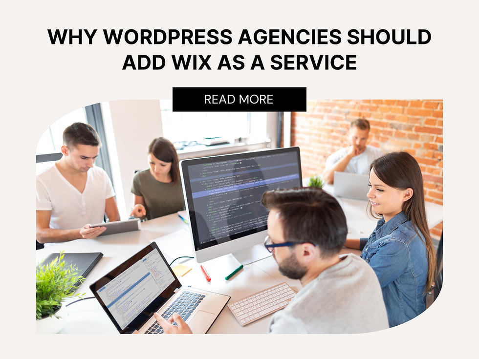Wix for WordPress agency website design