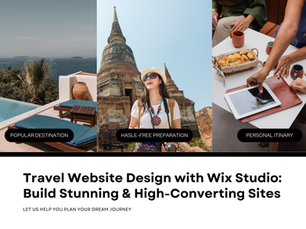 Travel Website Design with Wix Studio: Build Stunning & High-Converting Sites