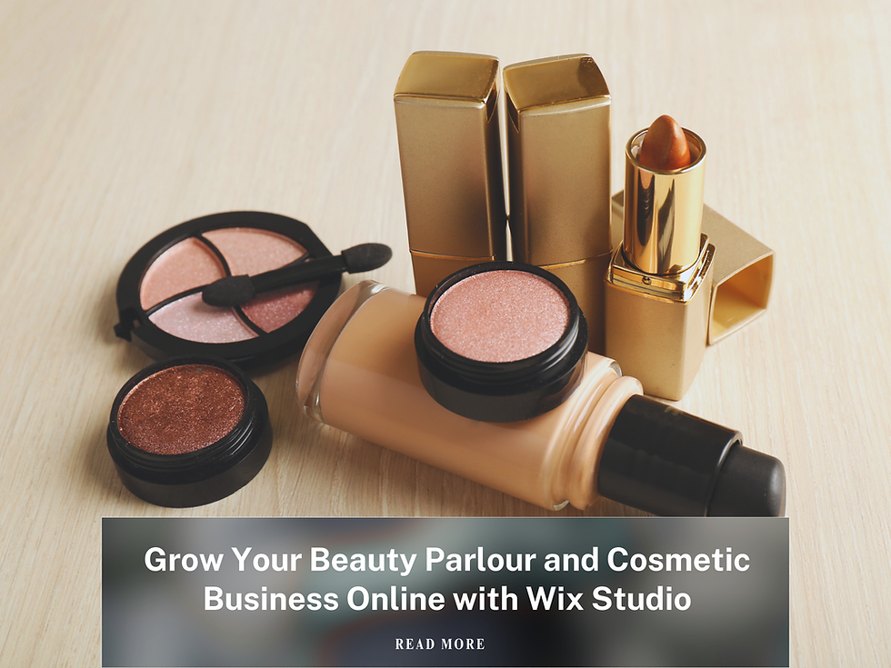 Grow Your Beauty Parlour and Cosmetic Business Online with Wix Studio