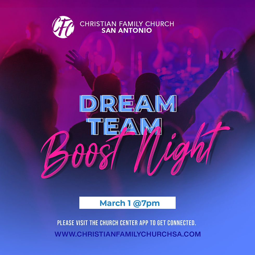 DREAM TEAM BOOST NIGHT