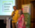 Simon Dixon and Helen Hart of the Imagine Leeds climate action hub