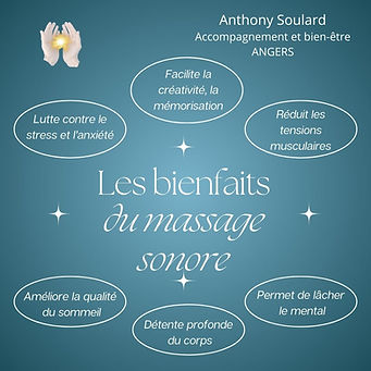 Bienfaits massage sonore. Centre de bien-être Angers