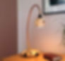 Lampe frêne et if