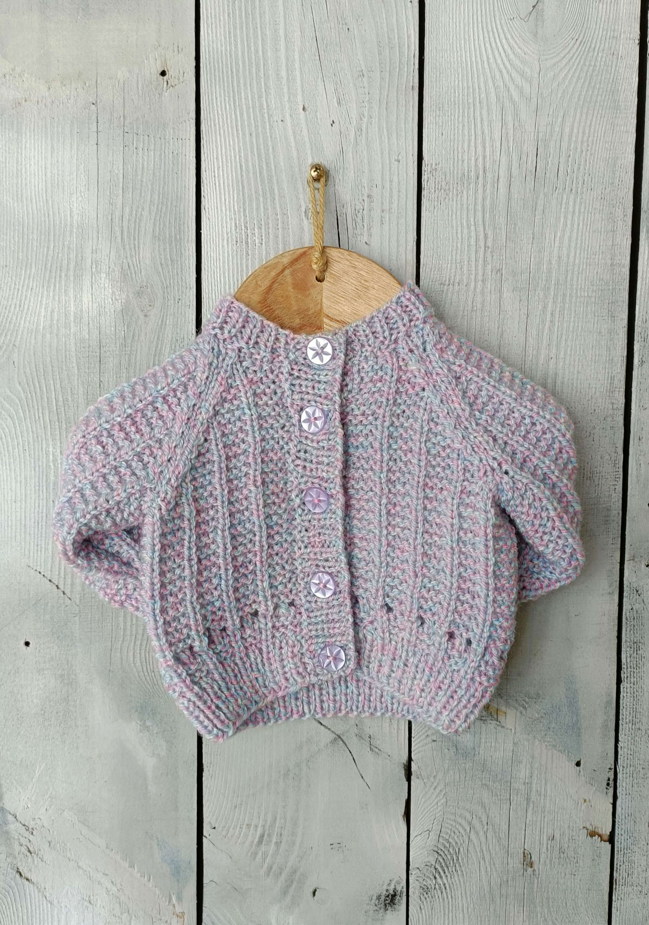 Unicorn cardigan 0m - 3m (newborn)