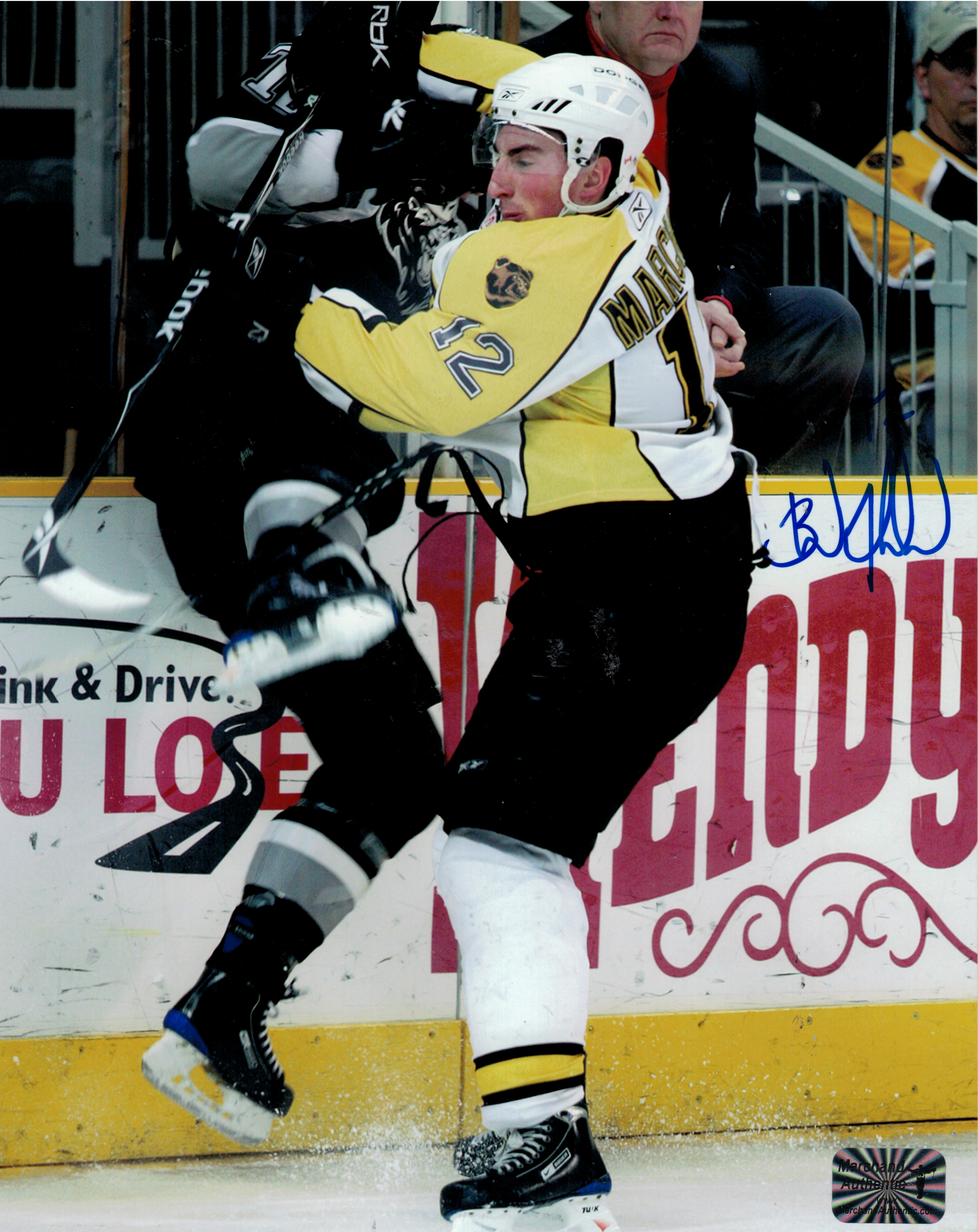 Brad Marchand Boston Providence Bruins Signed Autograph 8x10 Photo Minor