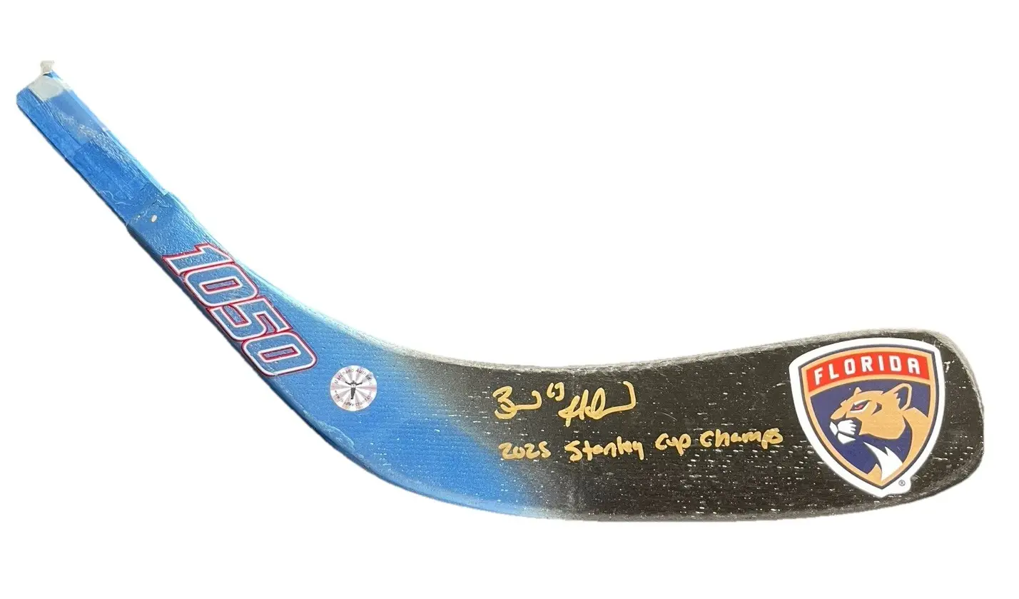 Brad Marchand Florida Panthers Signed 2025 Stanley Cup Champions Stick Blade
