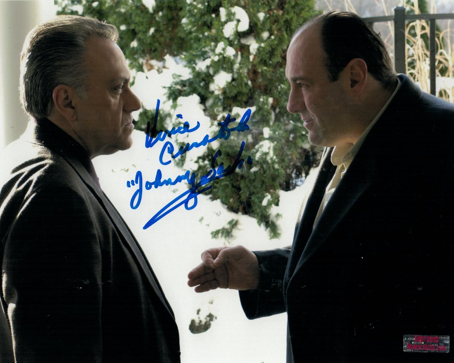 Vince Curatola The Sopranos Signed 8x10 Photo Talking To Tony COA