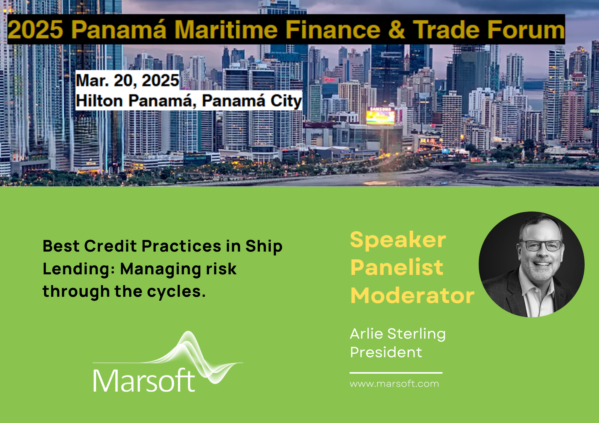 Marsoft Py Marsoft at Marine Money Maritime Finance & Trade Forum in Panama ...