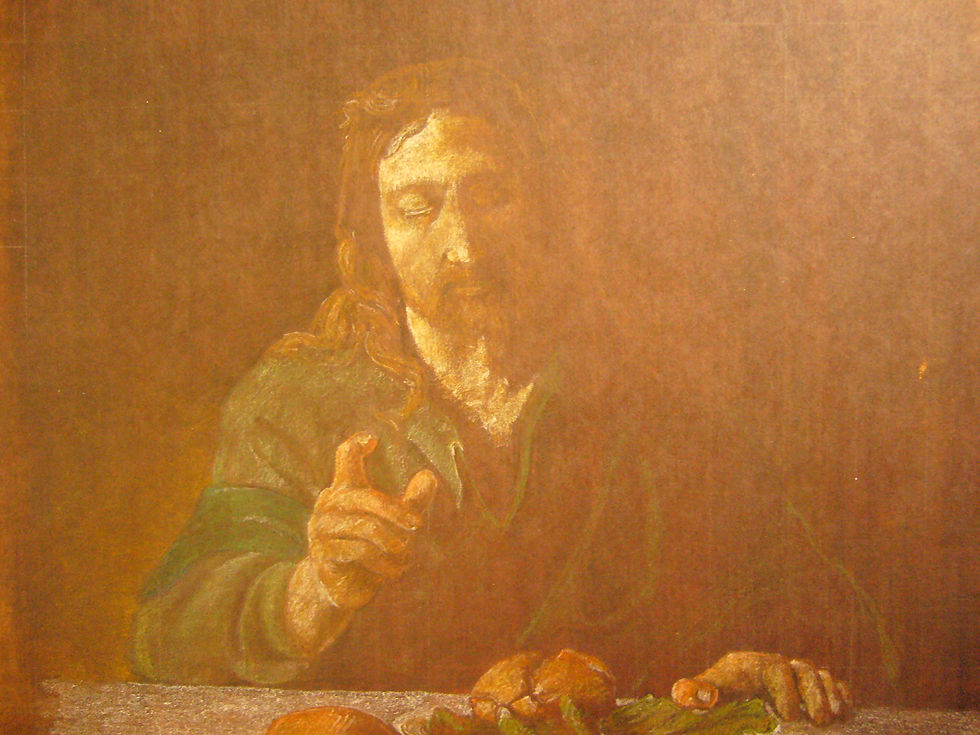 part. cena in Emmaus 35x30 matita su carta