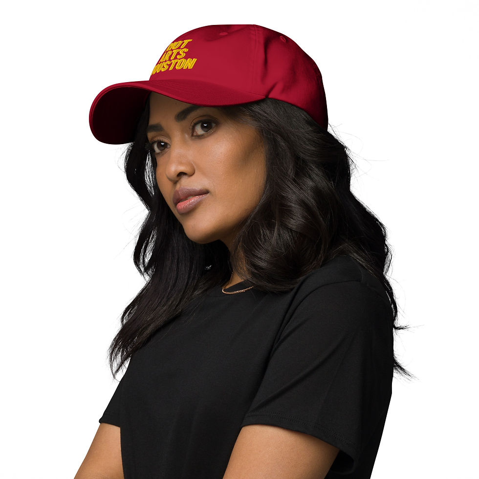 Thumbnail: Woman wearing red cap and black t-shirt