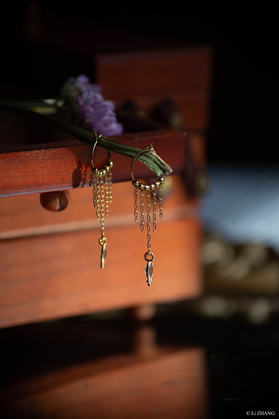 Boucles d'oreilles labradorite