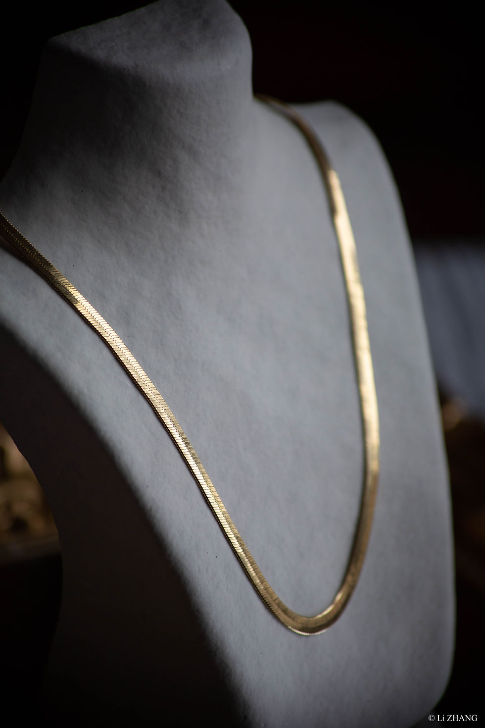 Chaîne serpent plaqué or