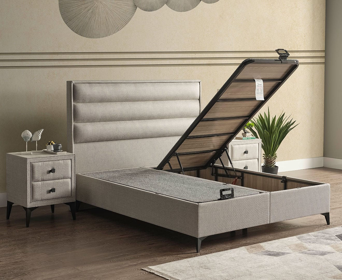 Charming Baza Başlık Yatak