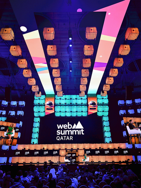 Photo by Ramsey Cardy/Web Summit Qatar via Sportsfile