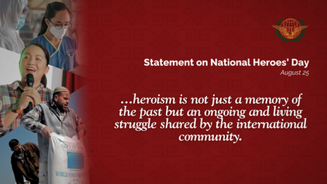 Statement on National Heroes’ Day