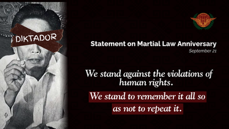 Statement on the 53rd Anniversary of the Declaration of Martial Law in the Philippines