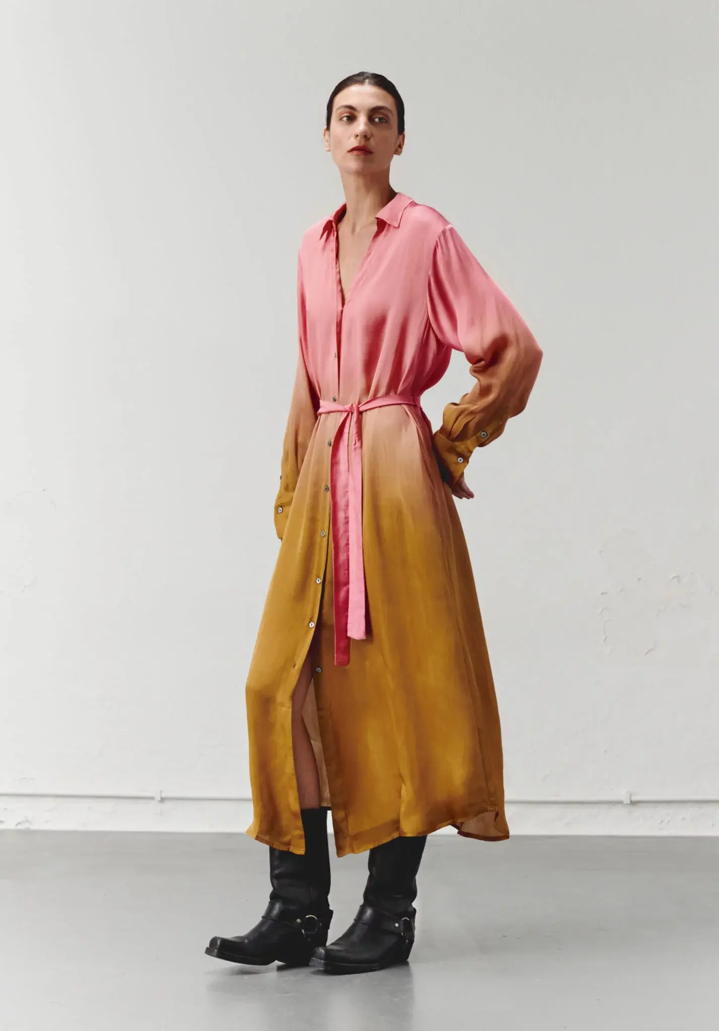 Robe Camille ombre rose