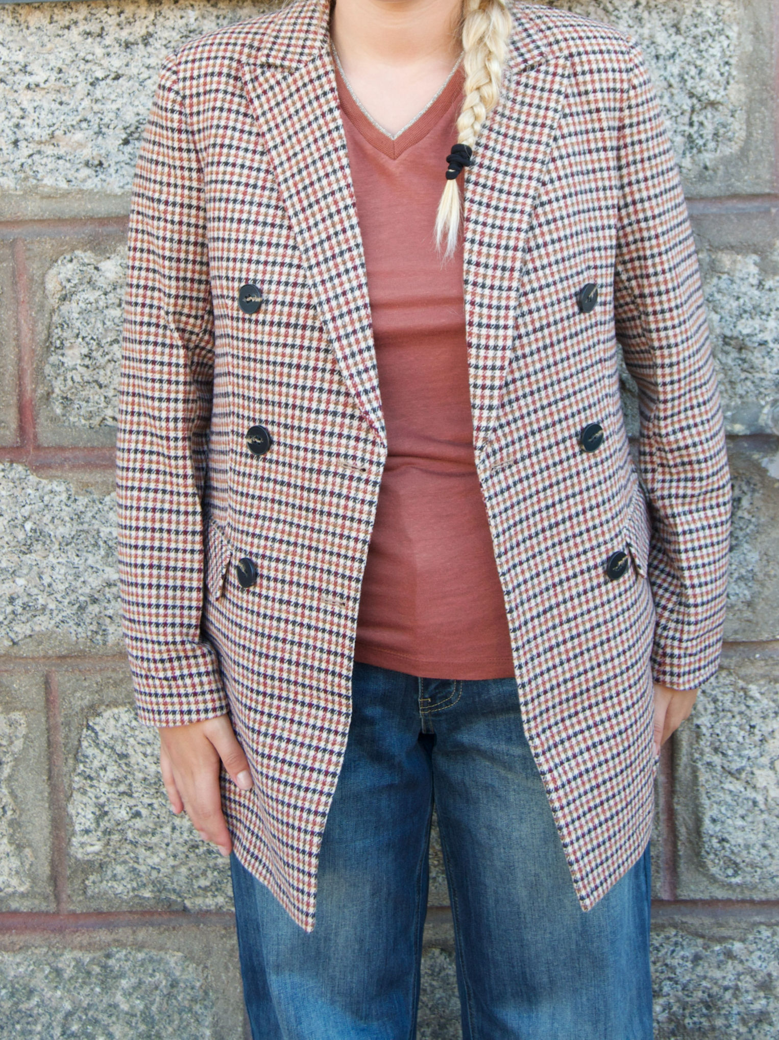 Veste Blazer Carreau