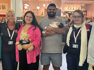 Rayna flies home by medical escort after being born six weeks early in Athens