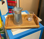 Matilda tipping glass.JPG