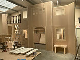 Mamma Mia set under construction