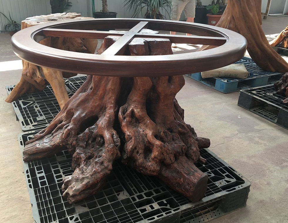 The Palm Tree Company. Olive Root Tables.