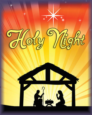 [Book Cover] Holy Night Christian Journal: A Lined Blank Book with Themed Bible Verses