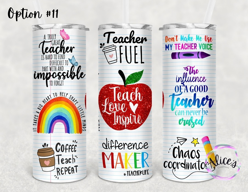 Thumbnail: Teacher Tumblers