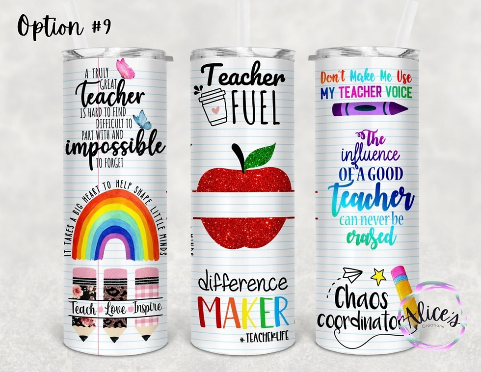 Thumbnail: Teacher Tumblers