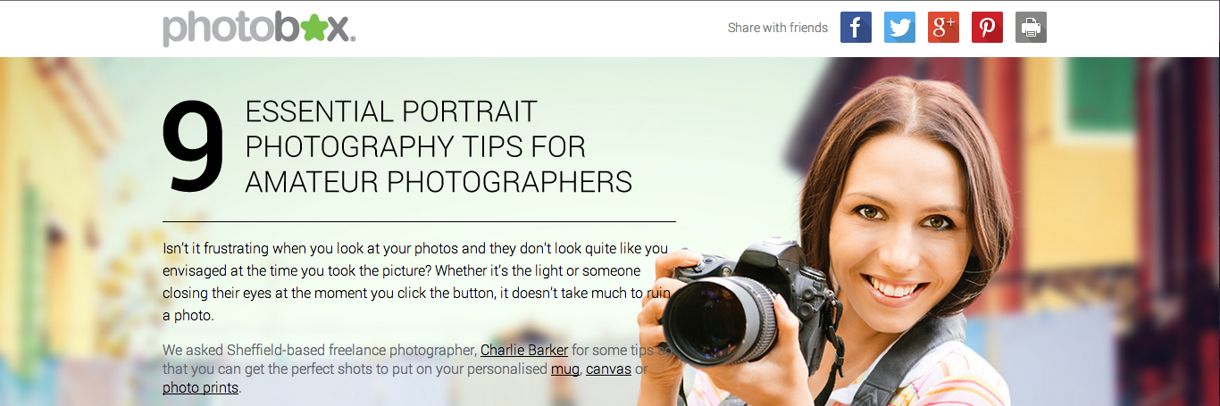 Photobox Photography & Tutorial