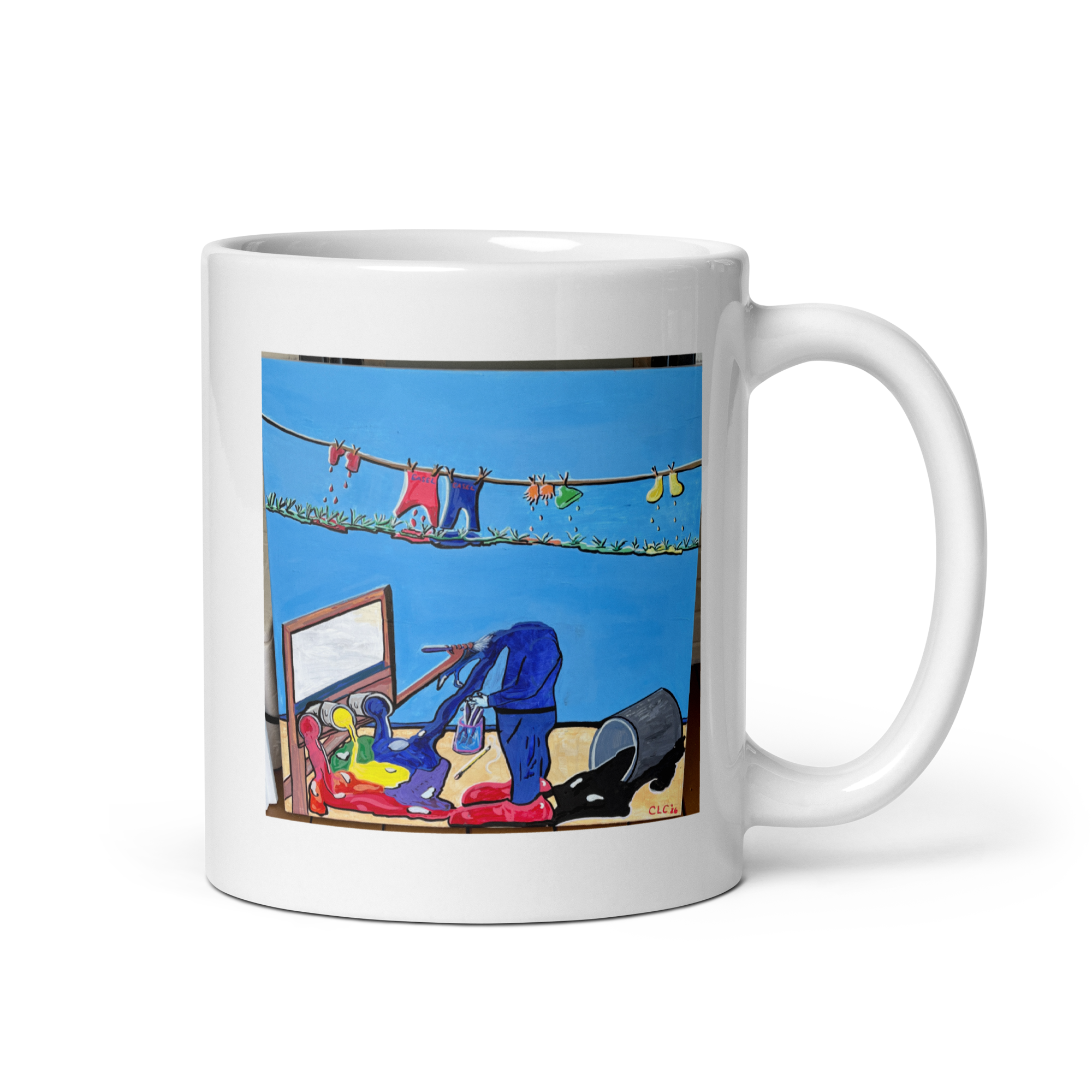 White Glossy Mug