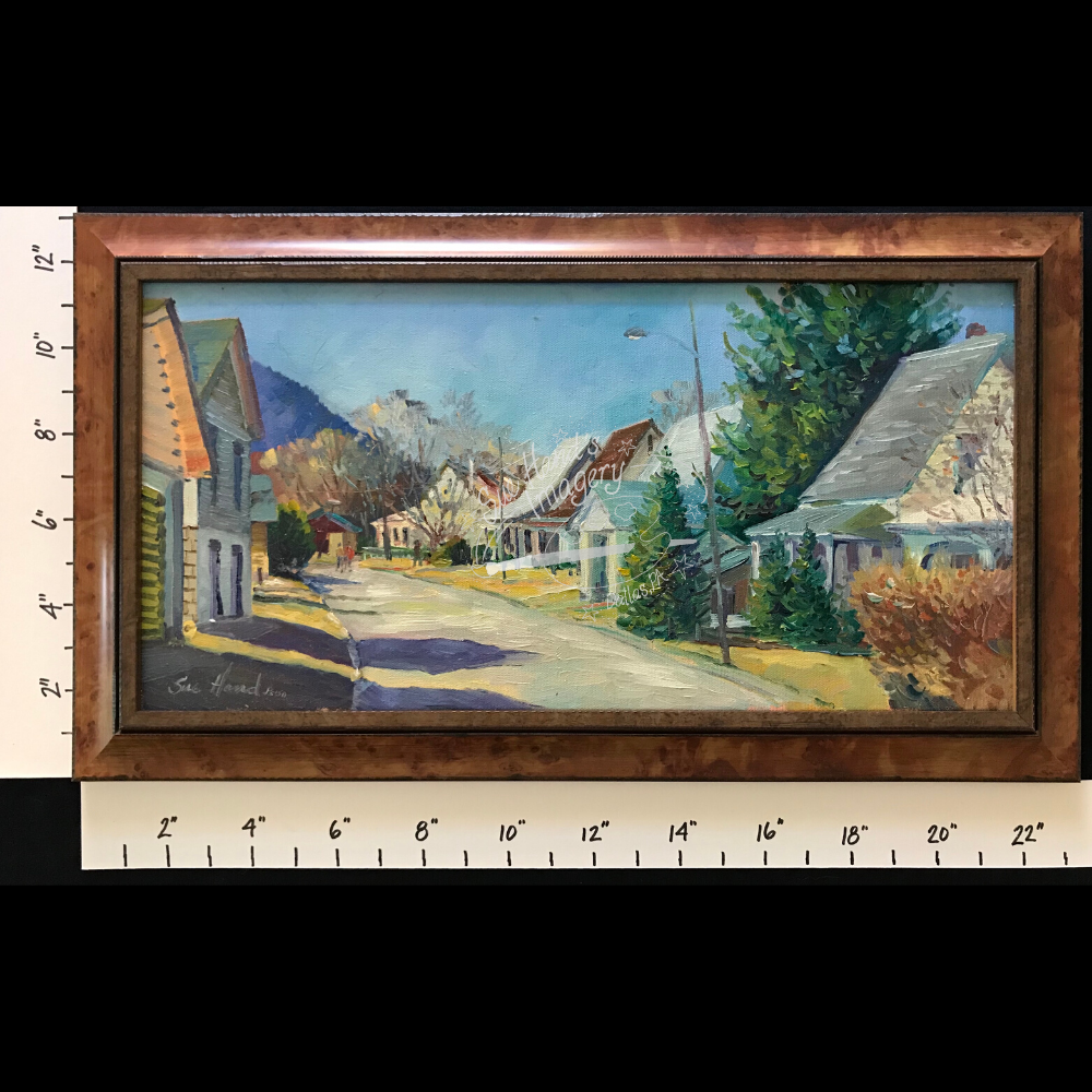 Framed Oil - Mocanaqua #8 River St