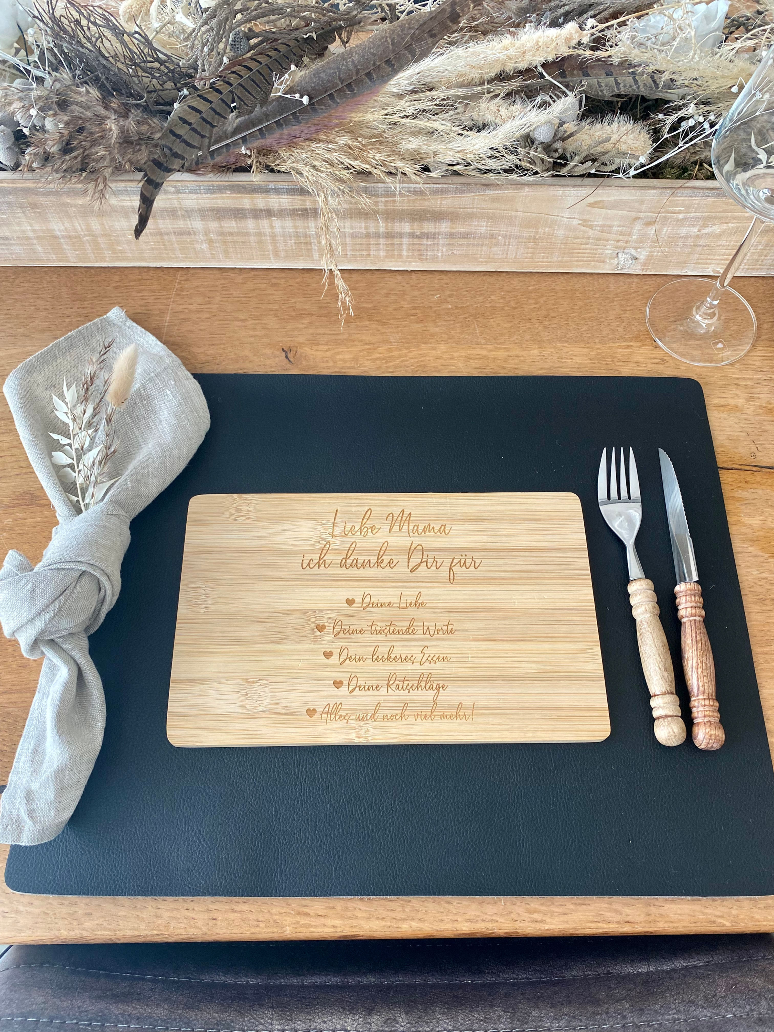 Danke Mama – Schneidebrett