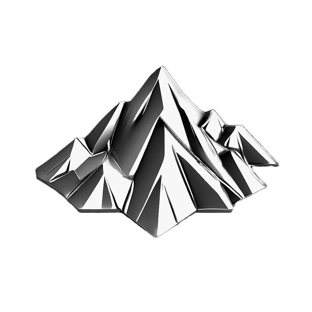 3d chrome silver white background mountain icon_edited.png