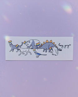 Animals Marching Sticker