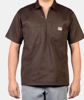 Thumbnail: Ben Davis Short Sleeve Solid 1/2 Zip