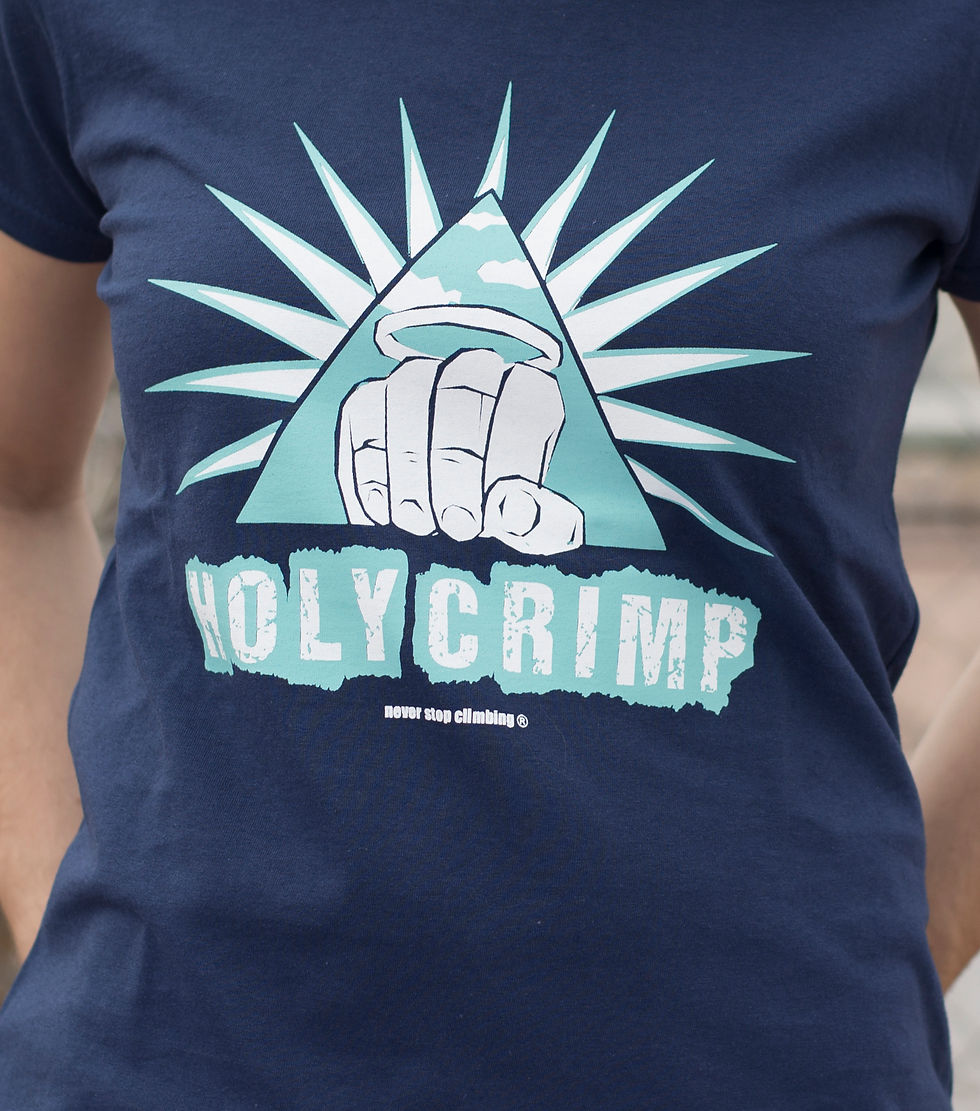 Thumbnail: HOLY CRIMP - T-Shirt Dark Blue - Woman
