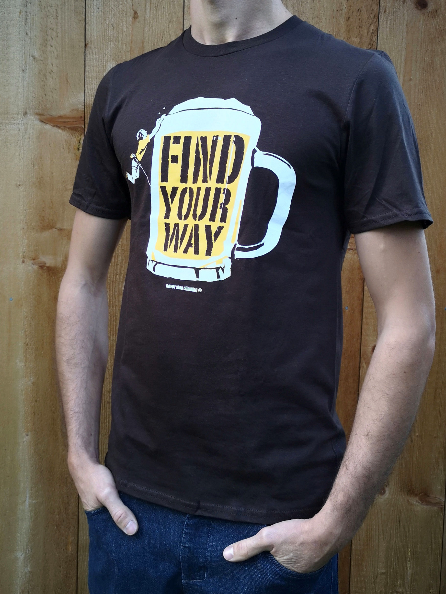 BEER JAR - T-Shirt Chocolate 