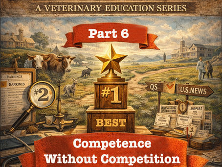 Ranking The Unrankable: A Veterinary Education Series. Part 6: Competence Without Competition (#594)