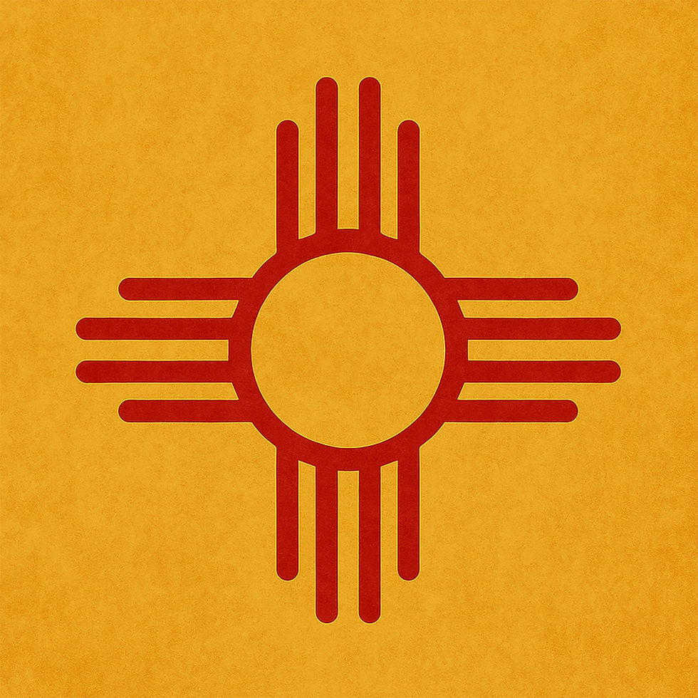 The Zia Sun: Four rays, one circle (#478)