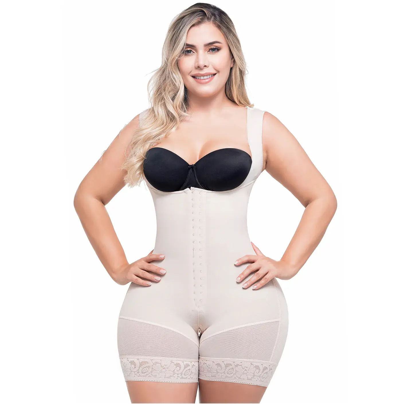 🔥 Faja Colombiana Reductora – Encaje Floral Premium 🔥