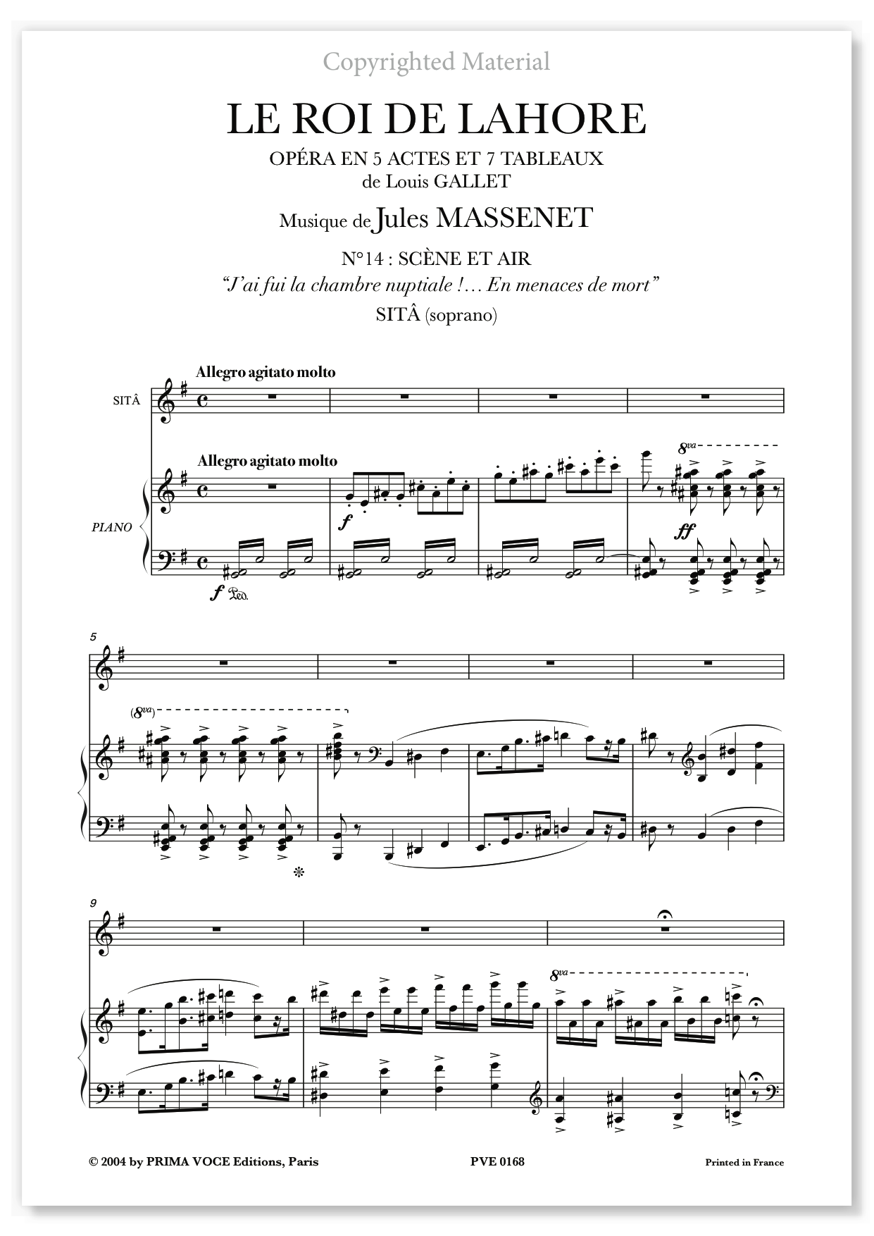 Massenet • ROI DE LAHORE (LE) – "En menaces de mort" (soprano)