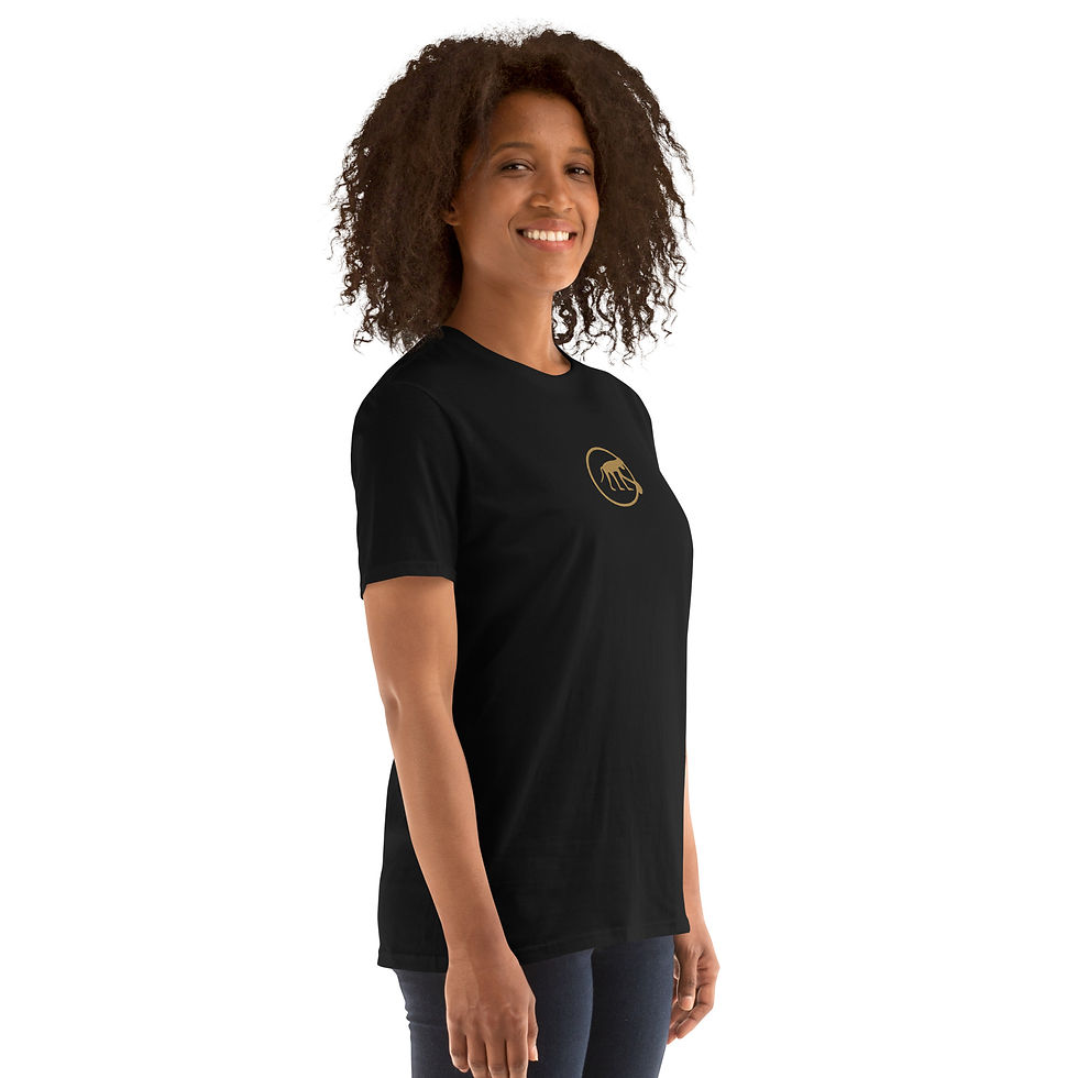 Thumbnail: Short-Sleeve Unisex T-Shirt - Gold Embelm