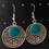 Miniature : Boucles d'Oreilles Pendantes - عيون زرقاء