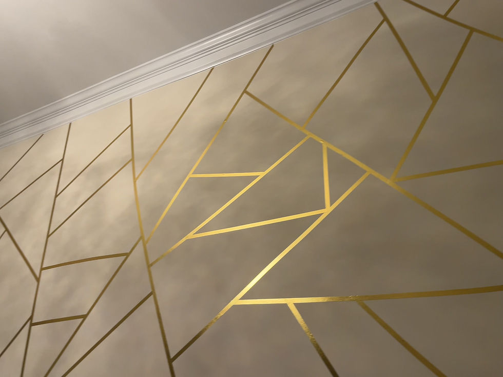 Thumbnail: Gold Wall Tape Design