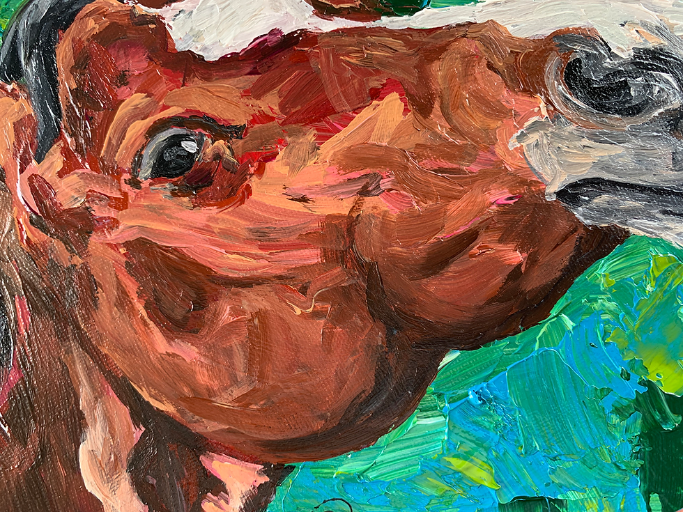 Thumbnail: Horse acrylic painting
