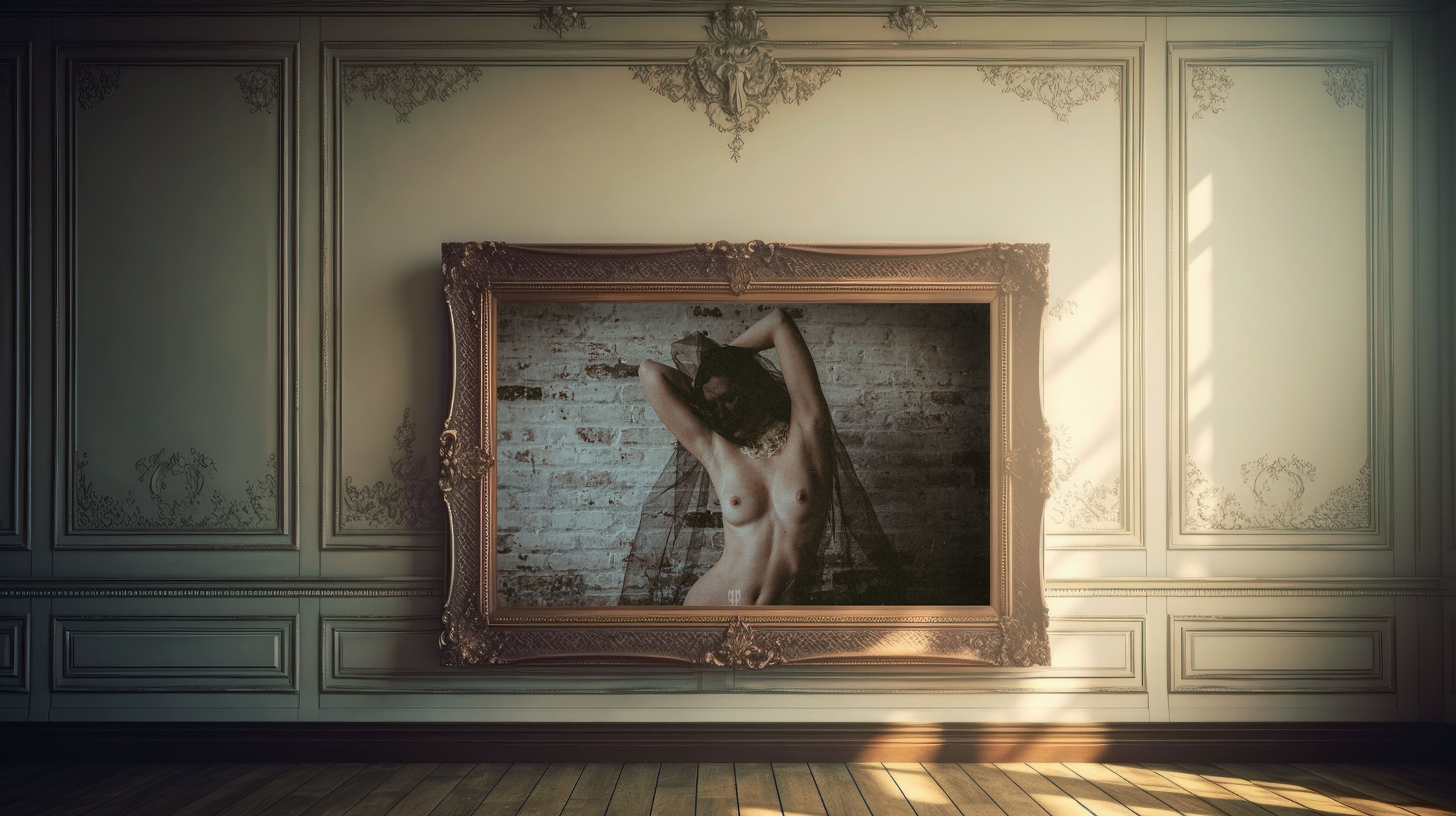 Shadows: Dark Nude Photography, Sexy Wall Art, Unique Modern Office Wall Decor