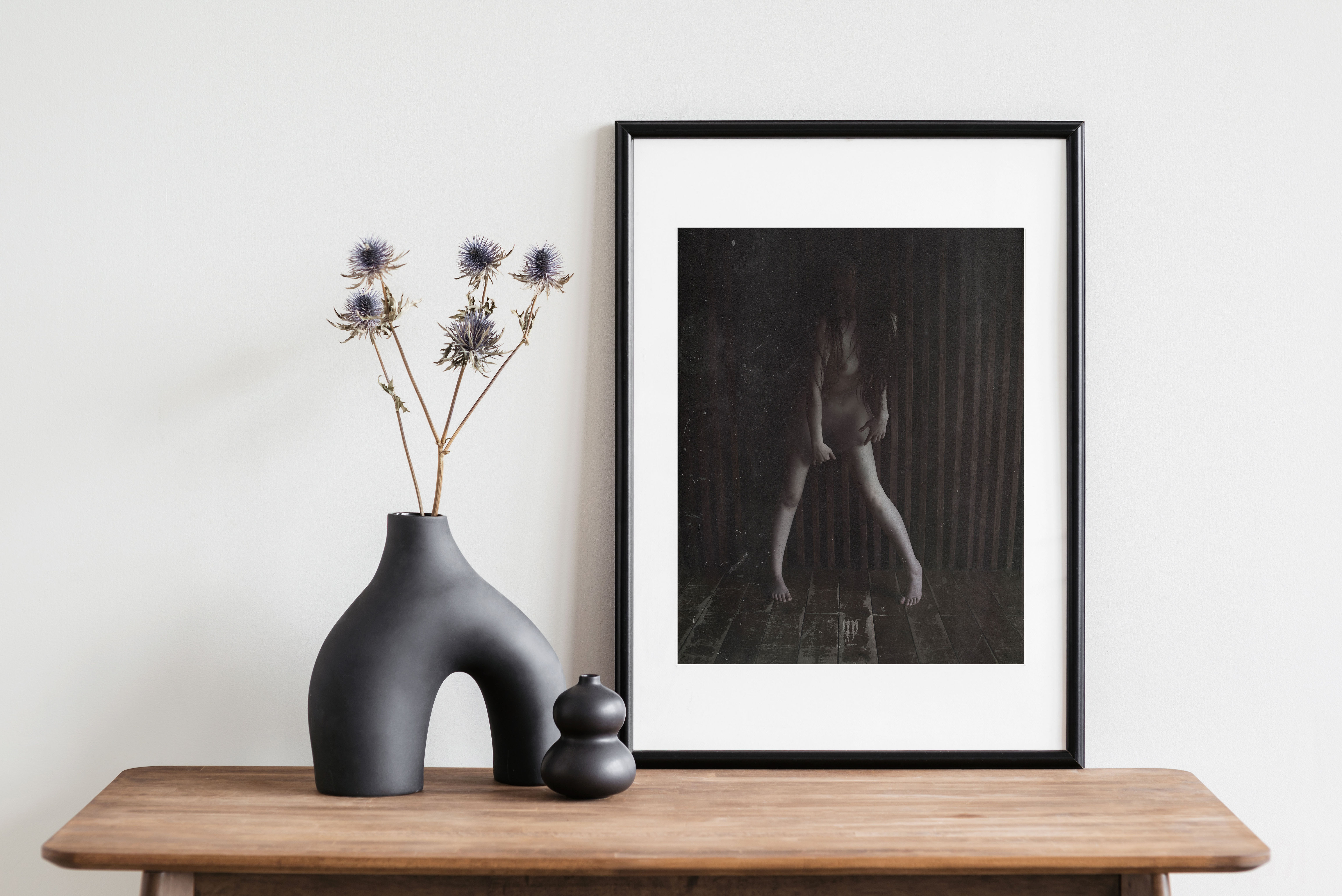 Heavy Vision: Creepy Weird Erotic Art, Nude Photo Model, Goth Home Decor
