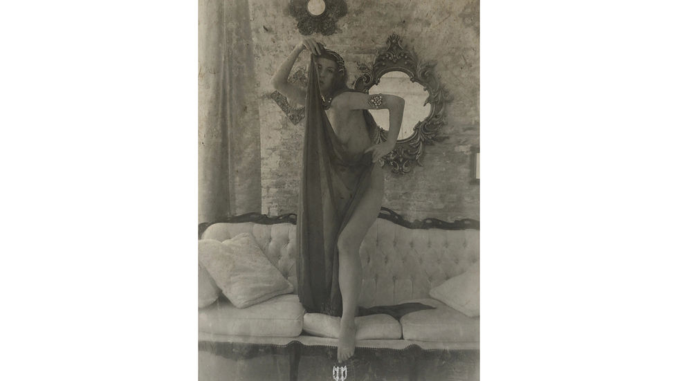 Thumbnail: Salome: Art Deco Prints, Sepia Glam Hollywood Poster, Art Nouveau Wall Decor